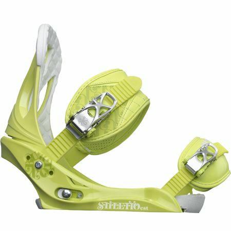 burton custom bindings lime green