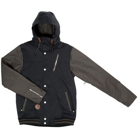 Mens Holden Varsity Snowboard Jacket (black/flint)
