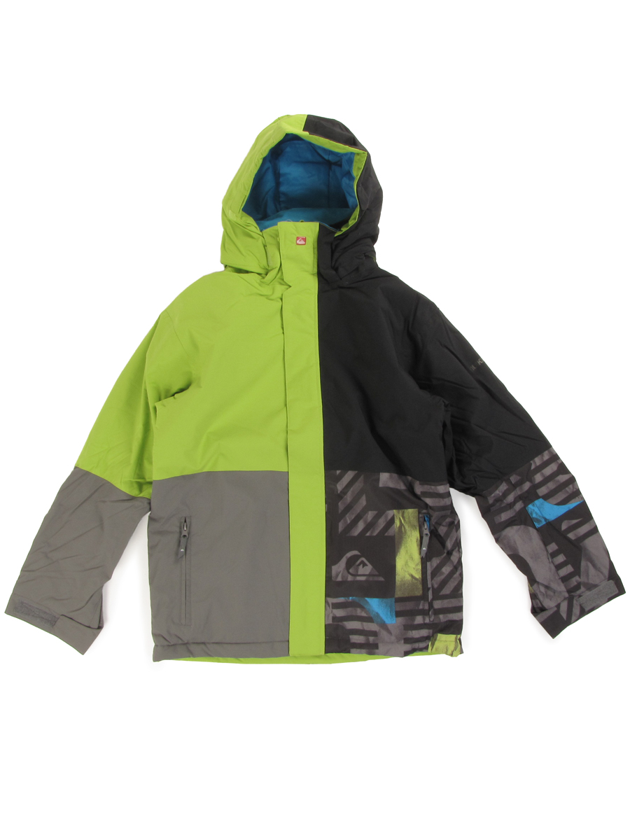 Mens Quiksilver KKMSJ134 Snowboard Jacket (dirty lime)