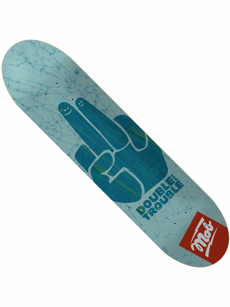 Mob Skateboards Team Double Trouble 8 125 X 32 Deck Harter Hund