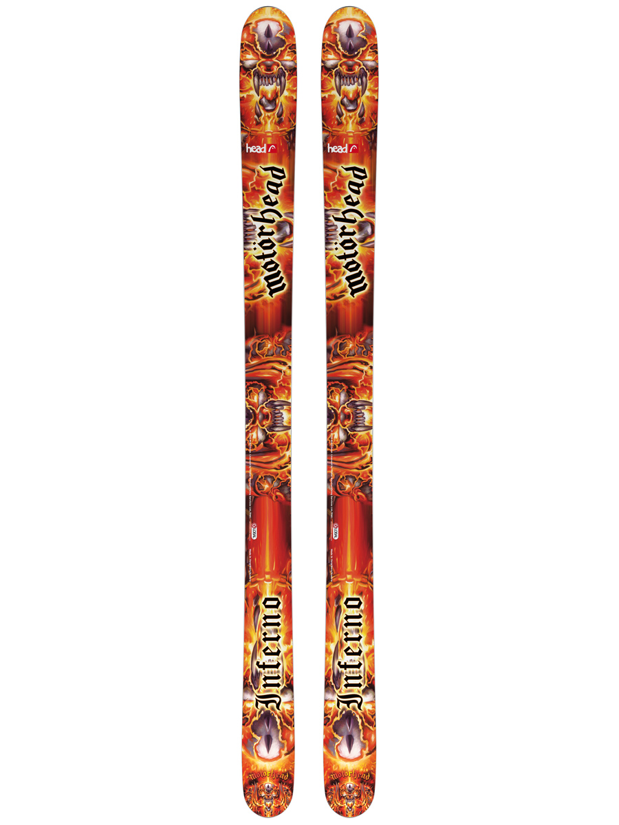 Head skis Big Mountain Twintip Inferno 311341 with bindings Mojo 15 (matt black/silver) 100365 + Skistopery 115 mm 162876 