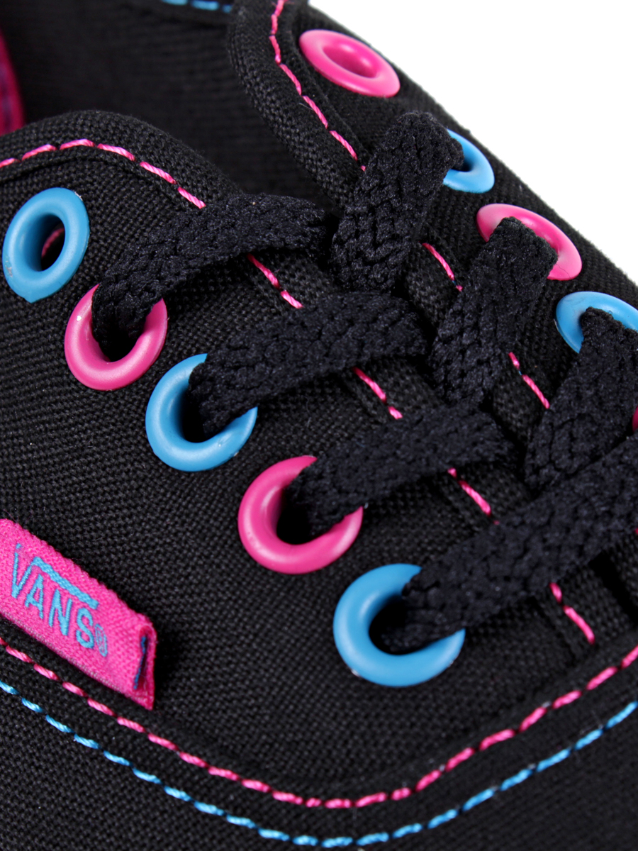 Vans Shoes Authentic Lo Pro (black/pink/blue)