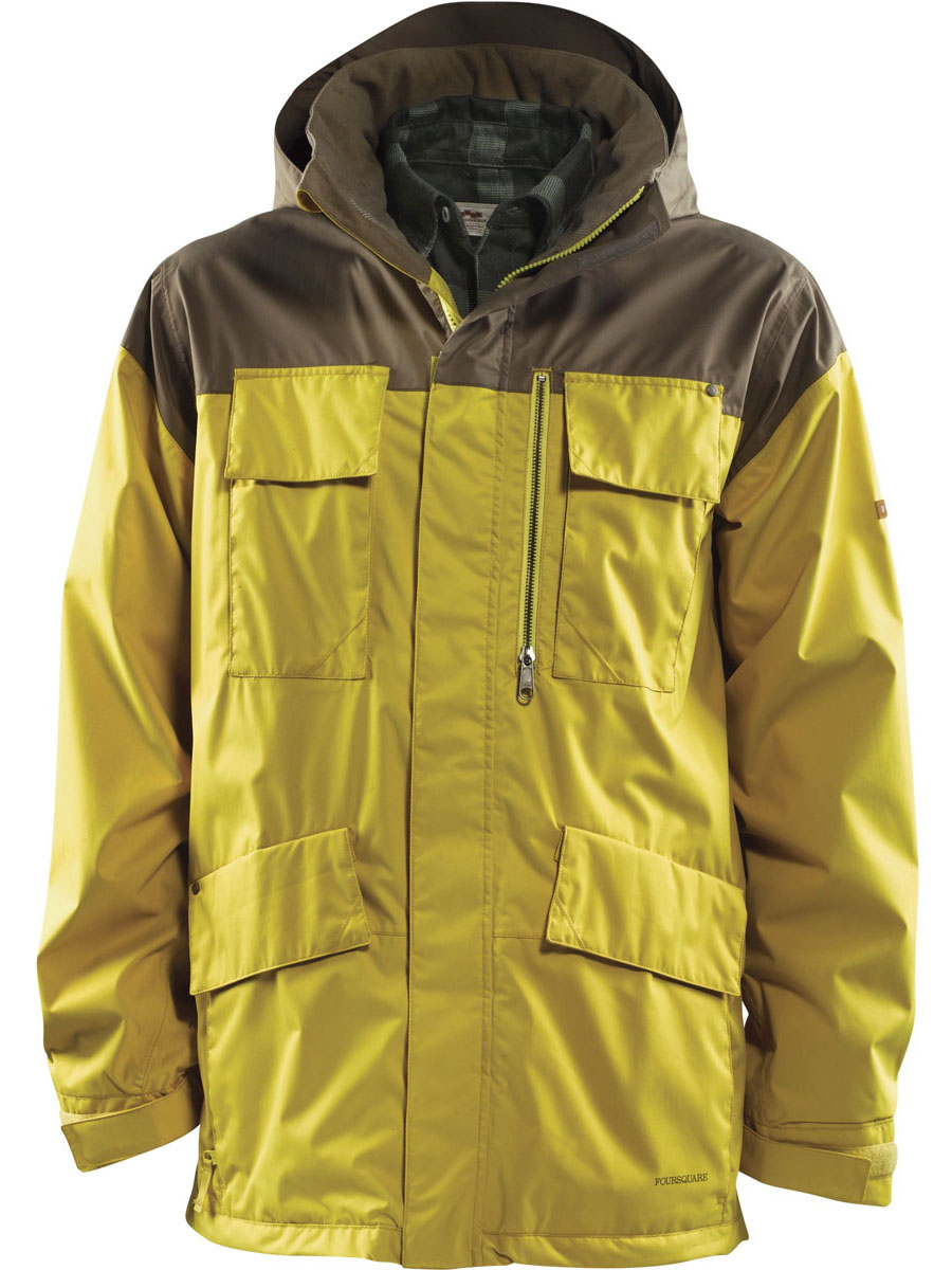 Mens Foursquare Torque Snowboard Jacket (walnut)