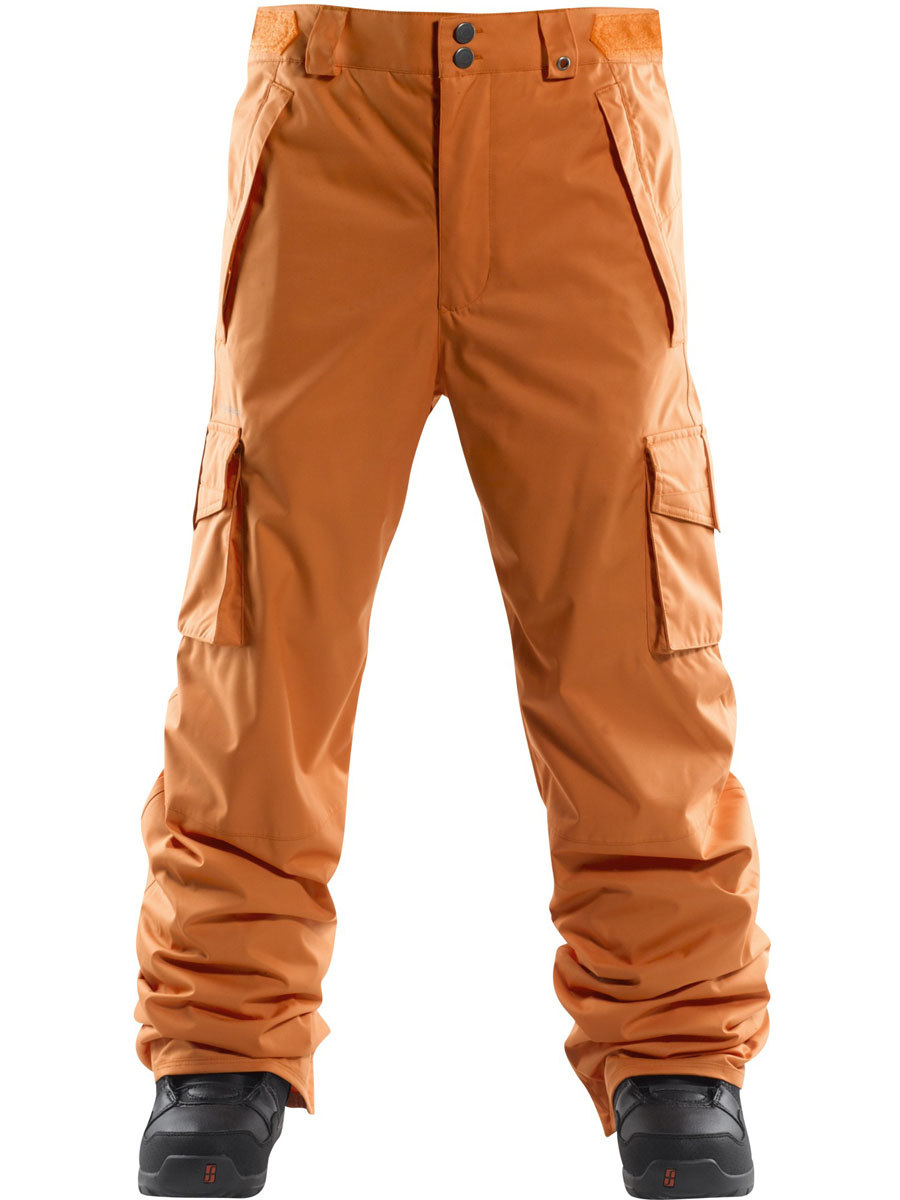 Mens Foursquare snowboard pants Studio (safety orange)