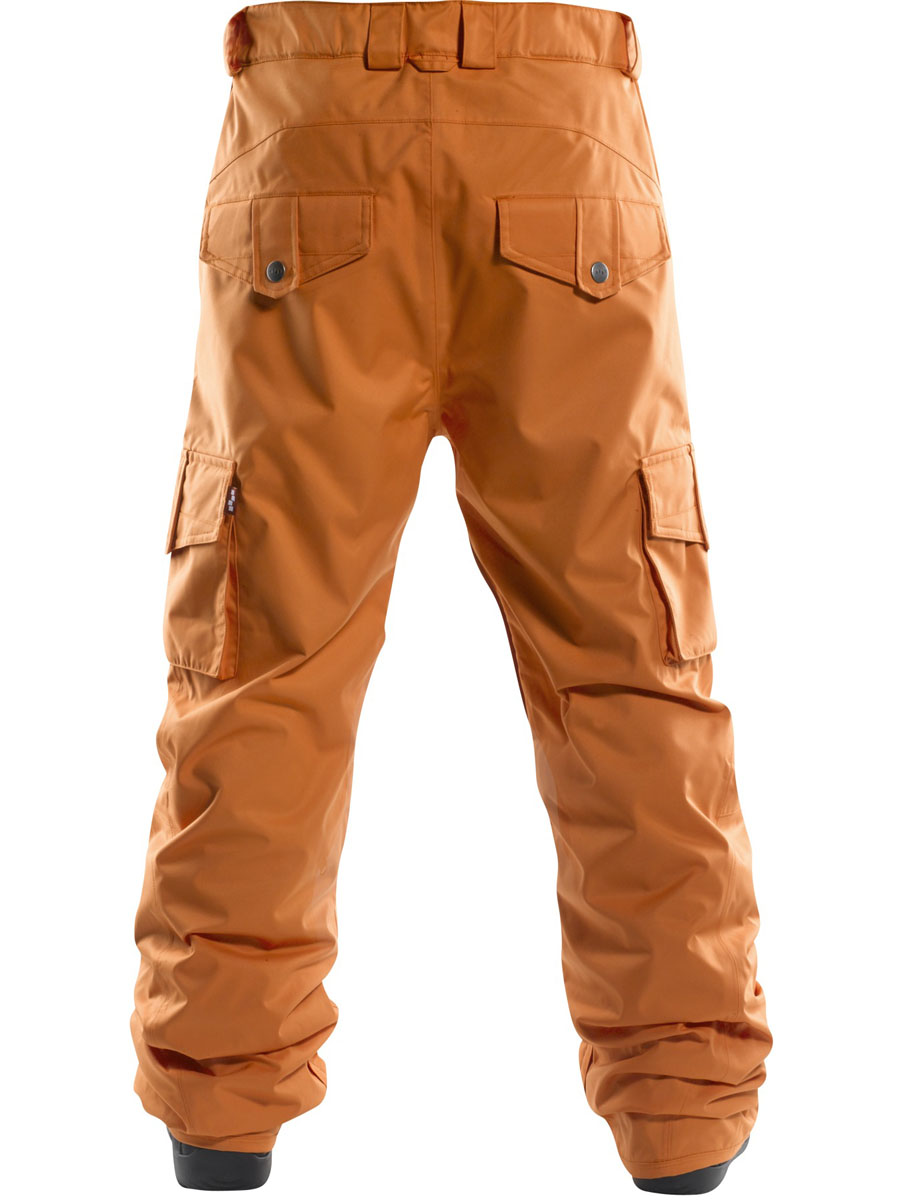 Mens Foursquare snowboard pants Studio (safety orange)