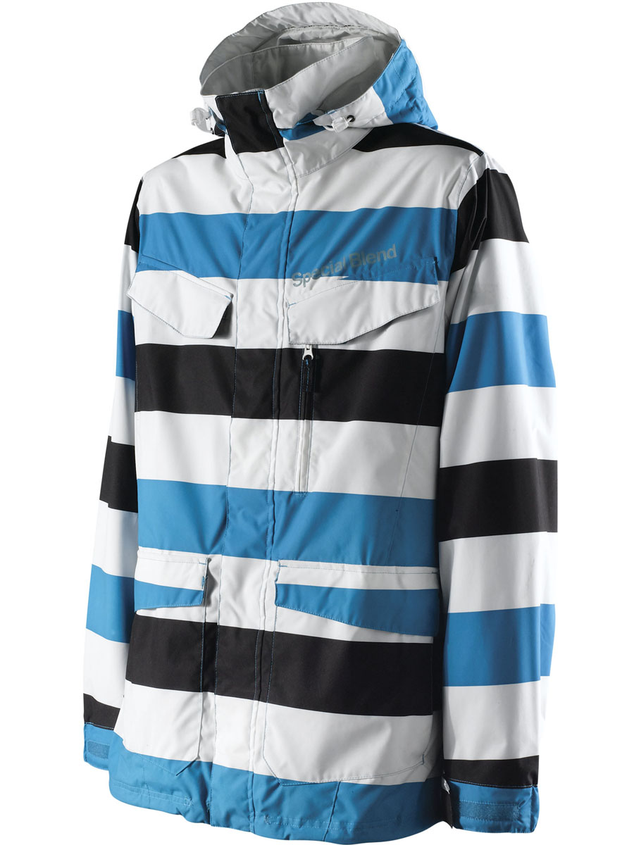 Special Blend Circa Snowboard Jacket blue (south beach big stripe)