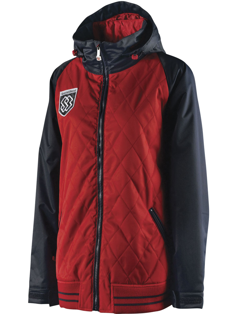 Womens Special Blend Hush Snowboard Jacket (red rum)