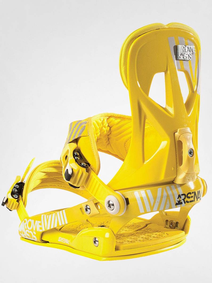 Mens Rome snowboard bindings Arsenal (yellow)