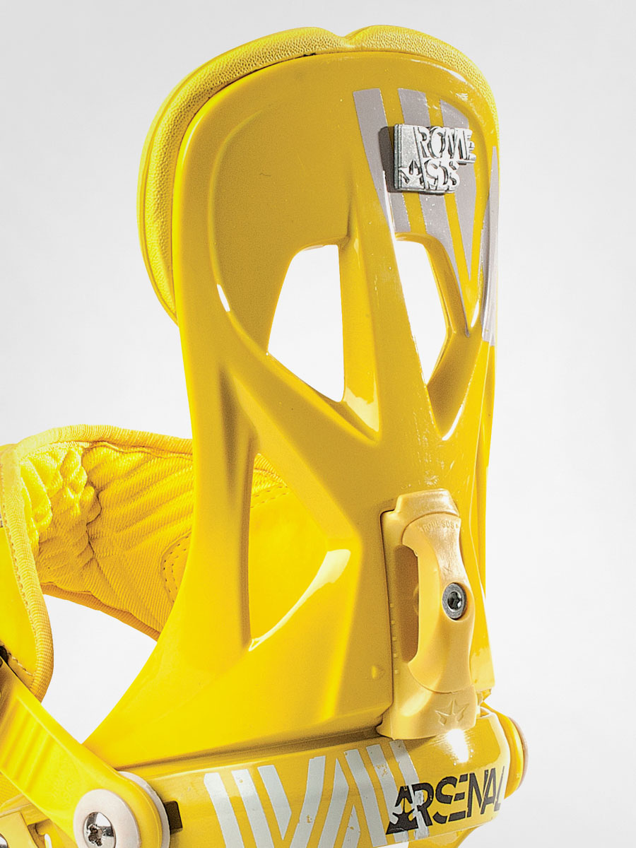 Mens Rome snowboard bindings Arsenal (yellow)