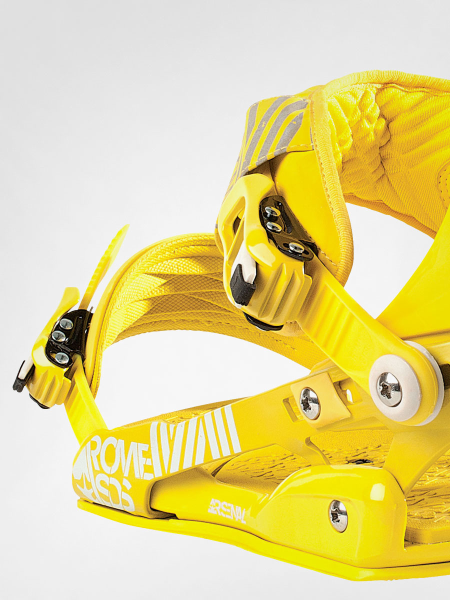 Mens Rome snowboard bindings Arsenal (yellow)