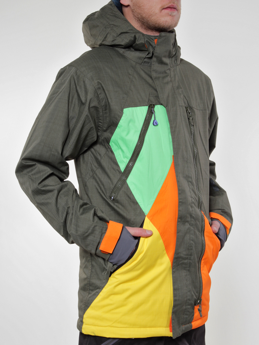 Mens SUB Industries Neurosis snowboard jacket (olive)