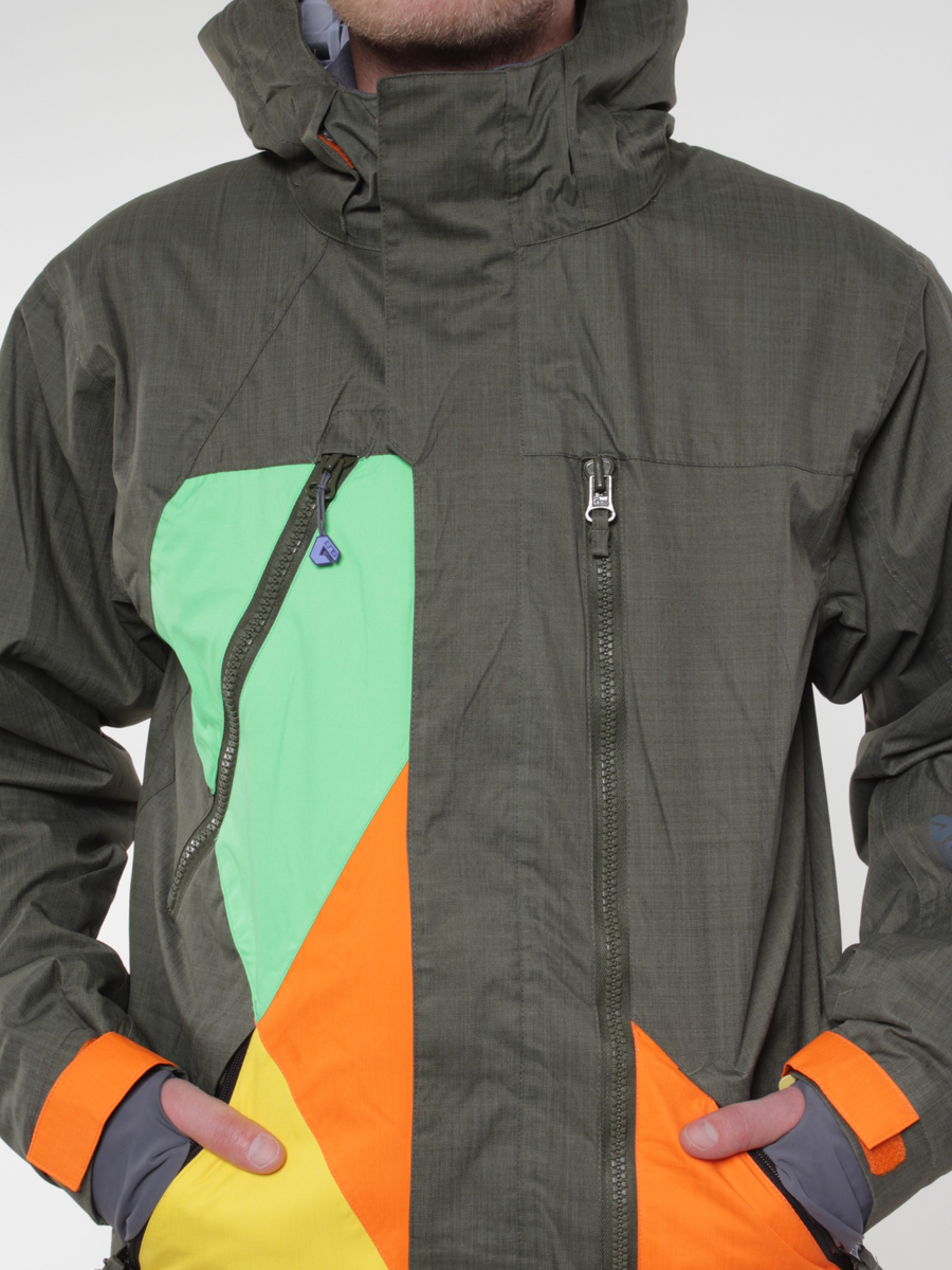 Mens SUB Industries Neurosis snowboard jacket (olive)