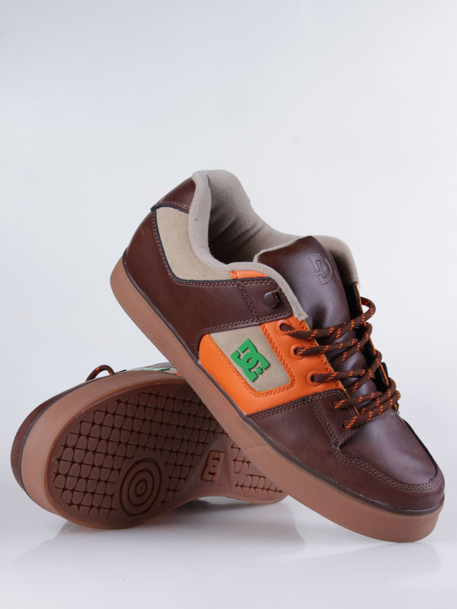 DC Pure Slim WR Shoes brown (tabacco/sesame)