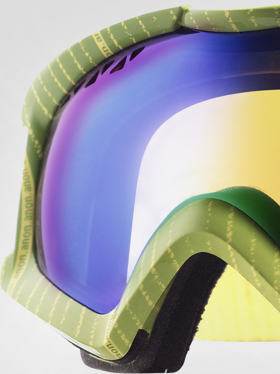 Anon Realm Goggles (PrtMir/Pinstrp/GrnSl)