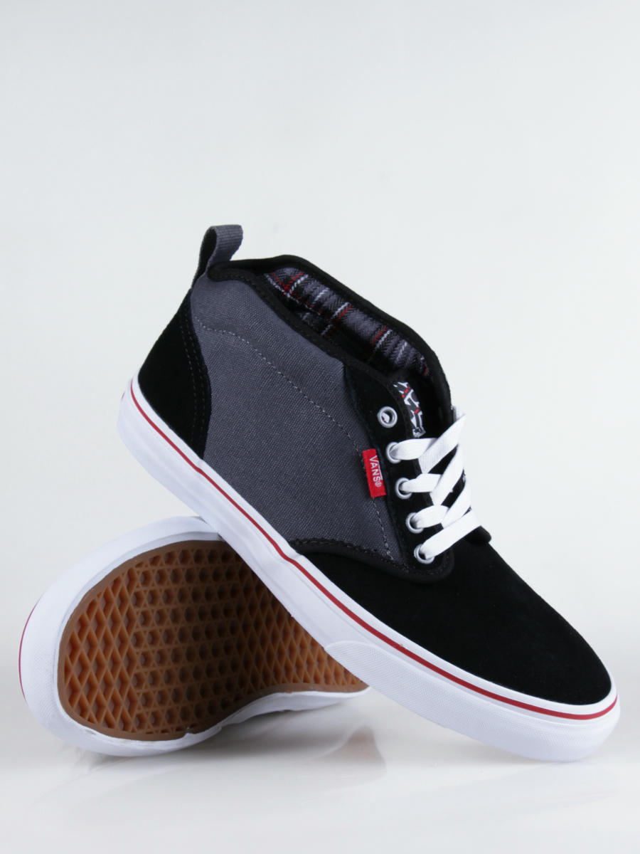 Vans Atwood Mid Shoes (black/grey/red)