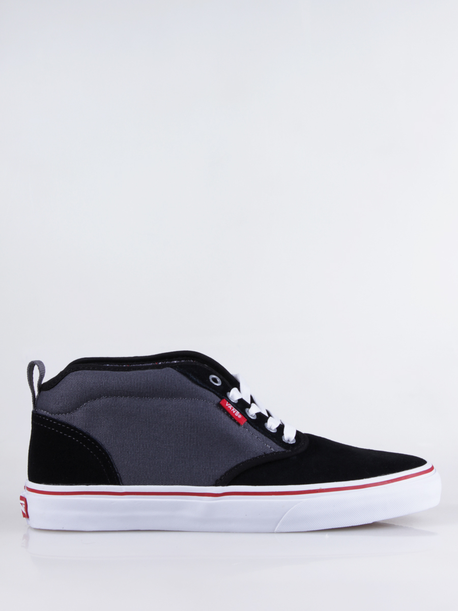 Vans Atwood Mid Shoes black (black/grey/red)