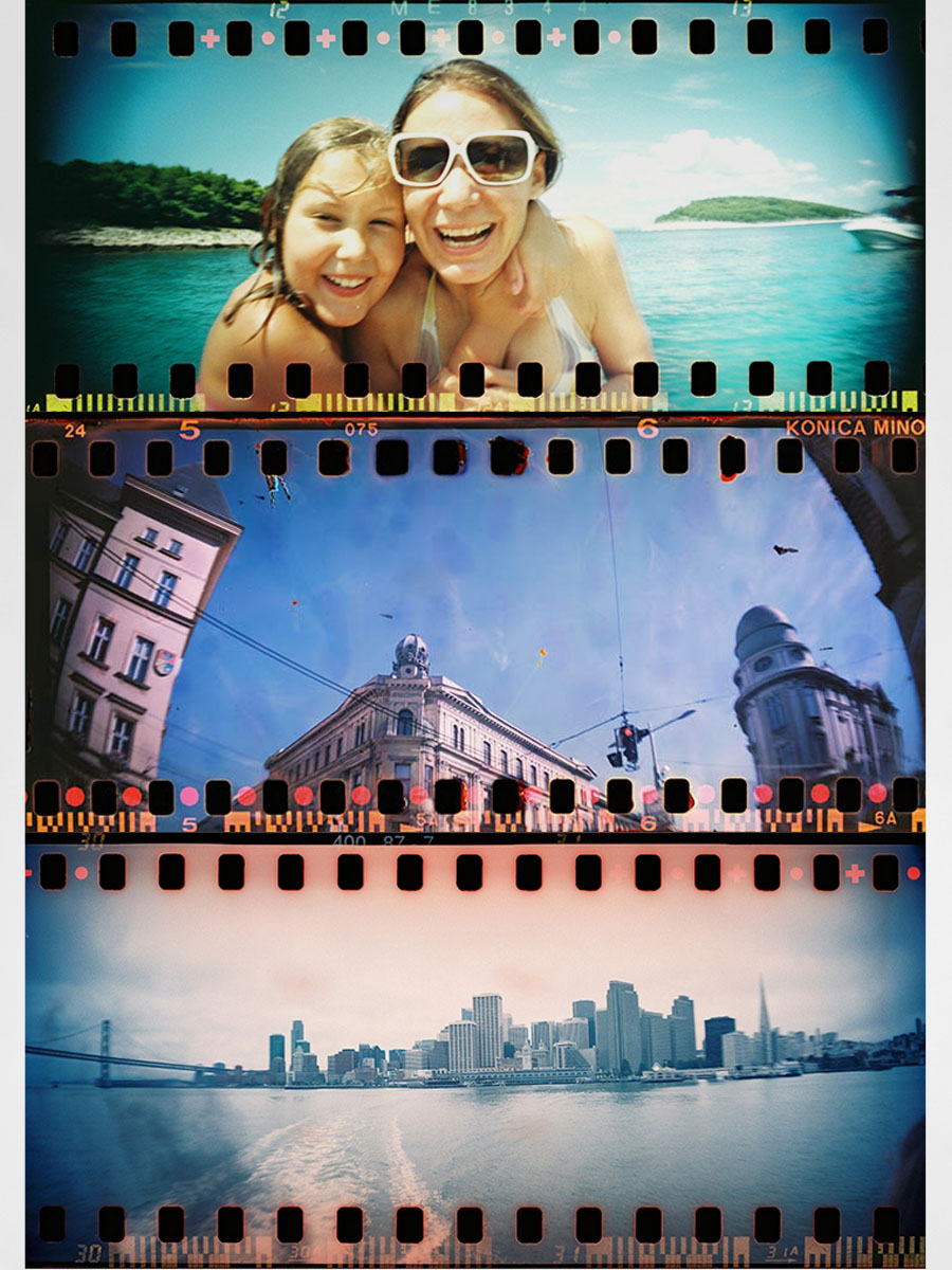 Lomography camera Sprocket Rocket (yellow)