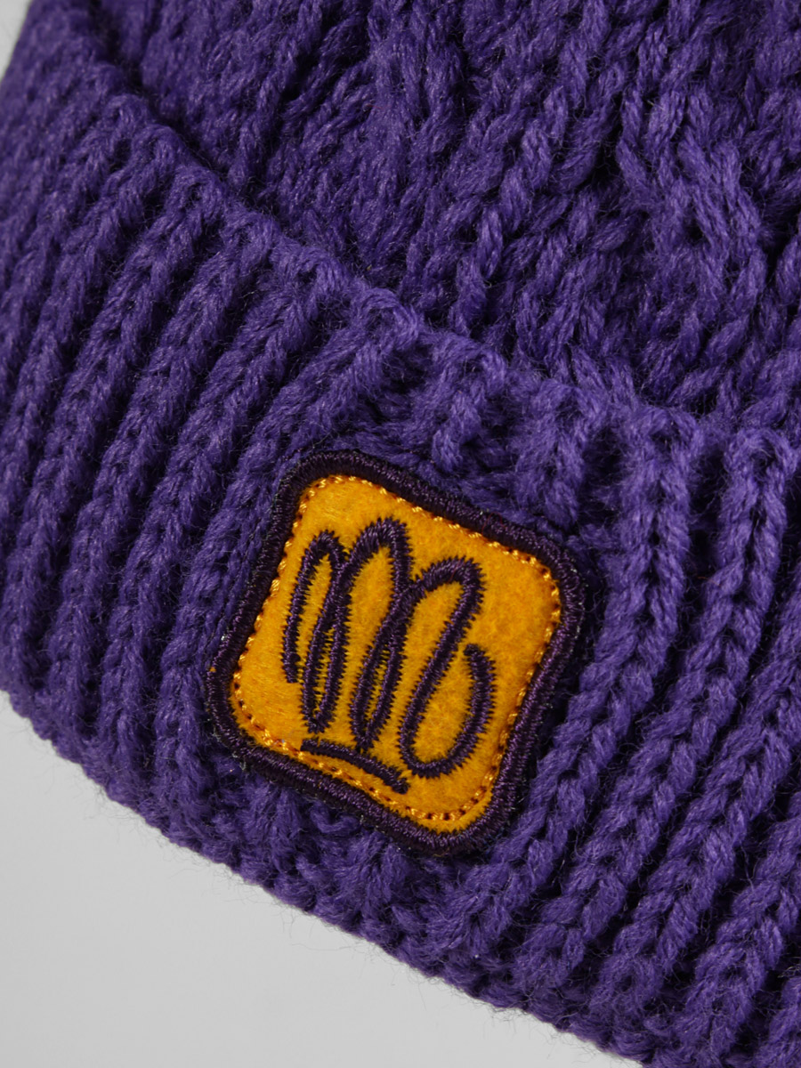 Malita beanie Plait (violet)