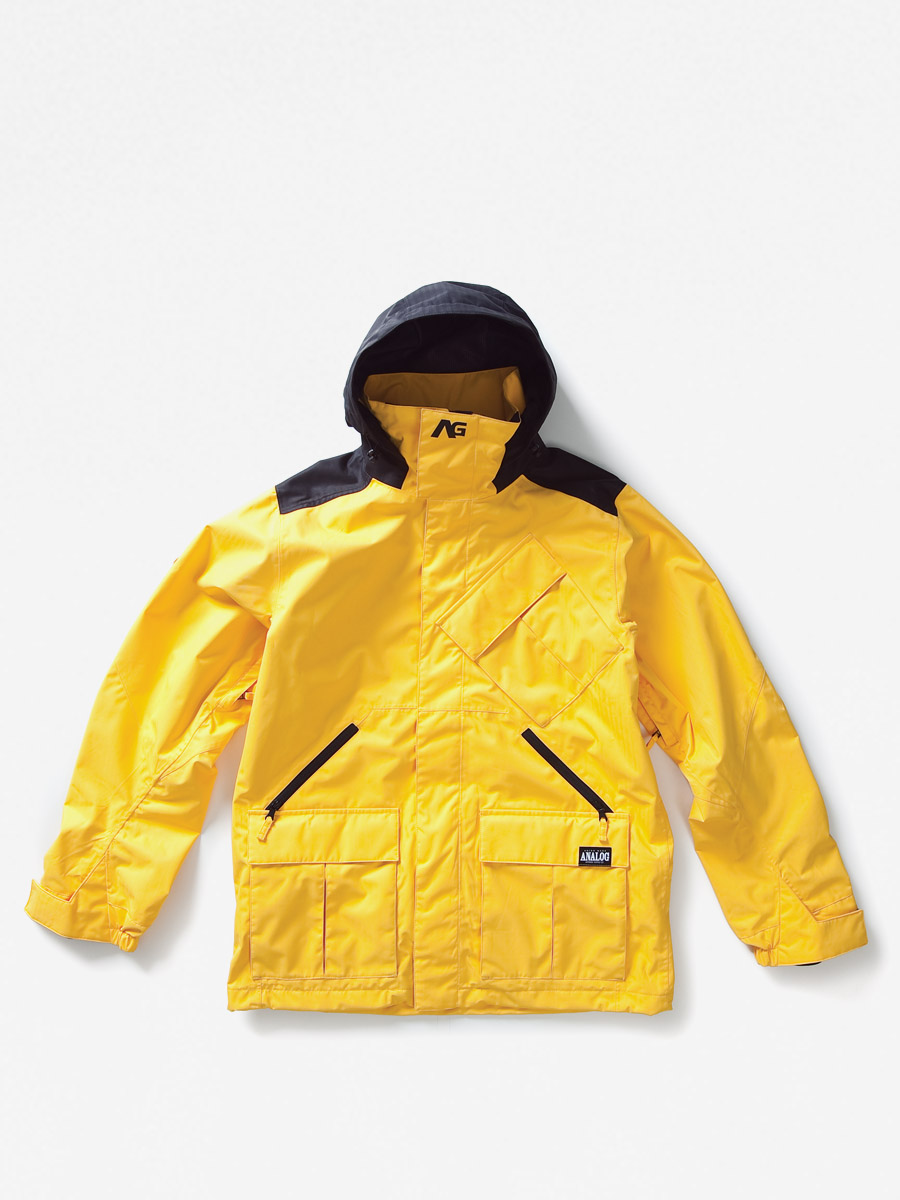 Mens Analog snowboard jacket Asset (corp yellow/true black)