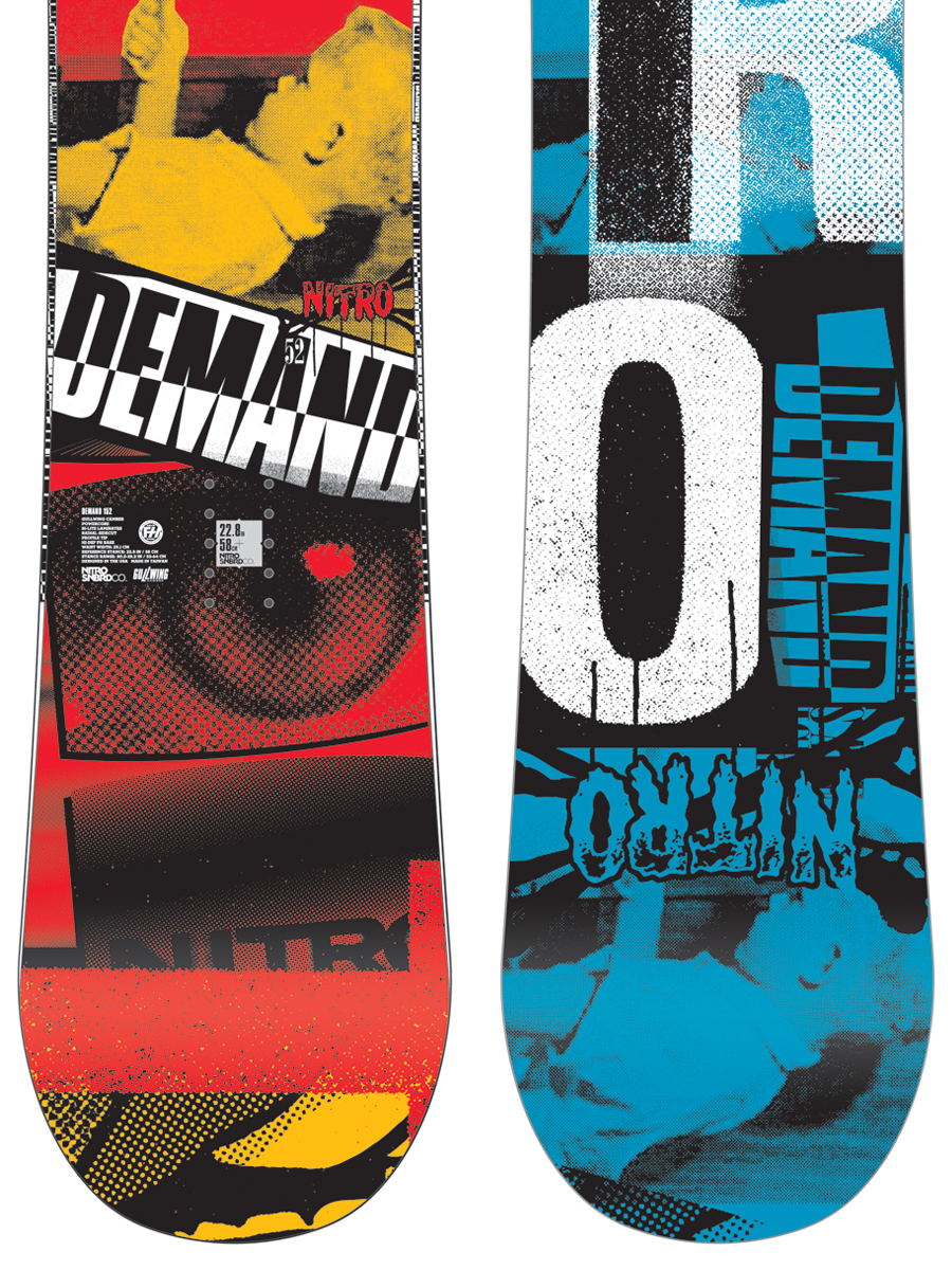 nitro demand snowboard 149cm product description NOVA This freestyle snowboard Nitro demand ltd gullwing :