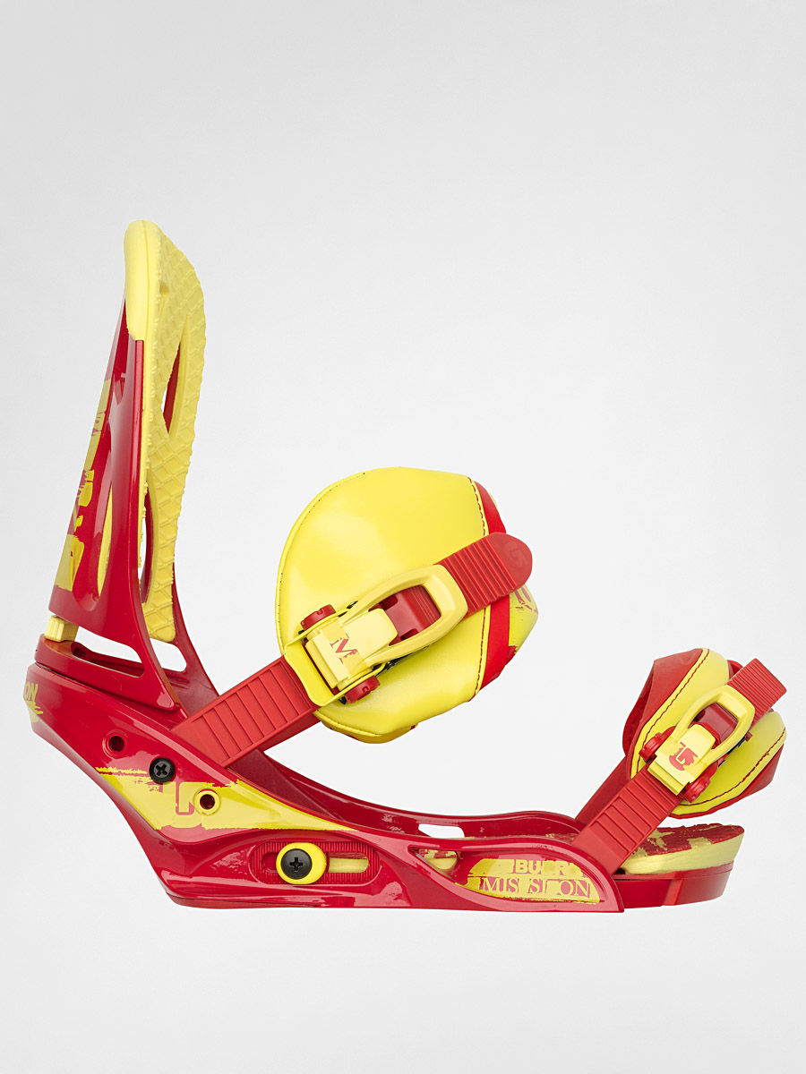 Mens Burton snowboard bindings Mission Restricted (heat japan)