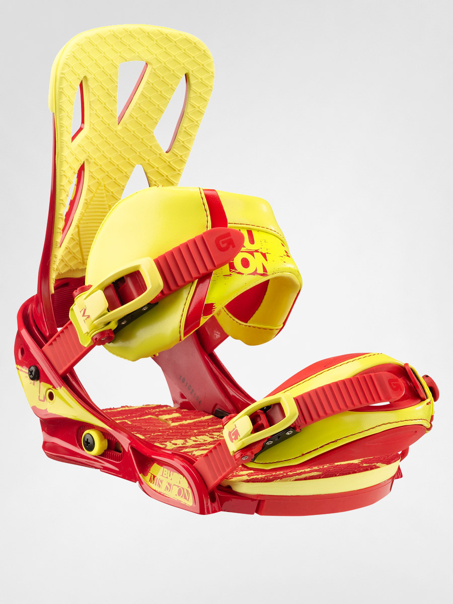 Mens Burton snowboard bindings Mission Restricted (heat japan)