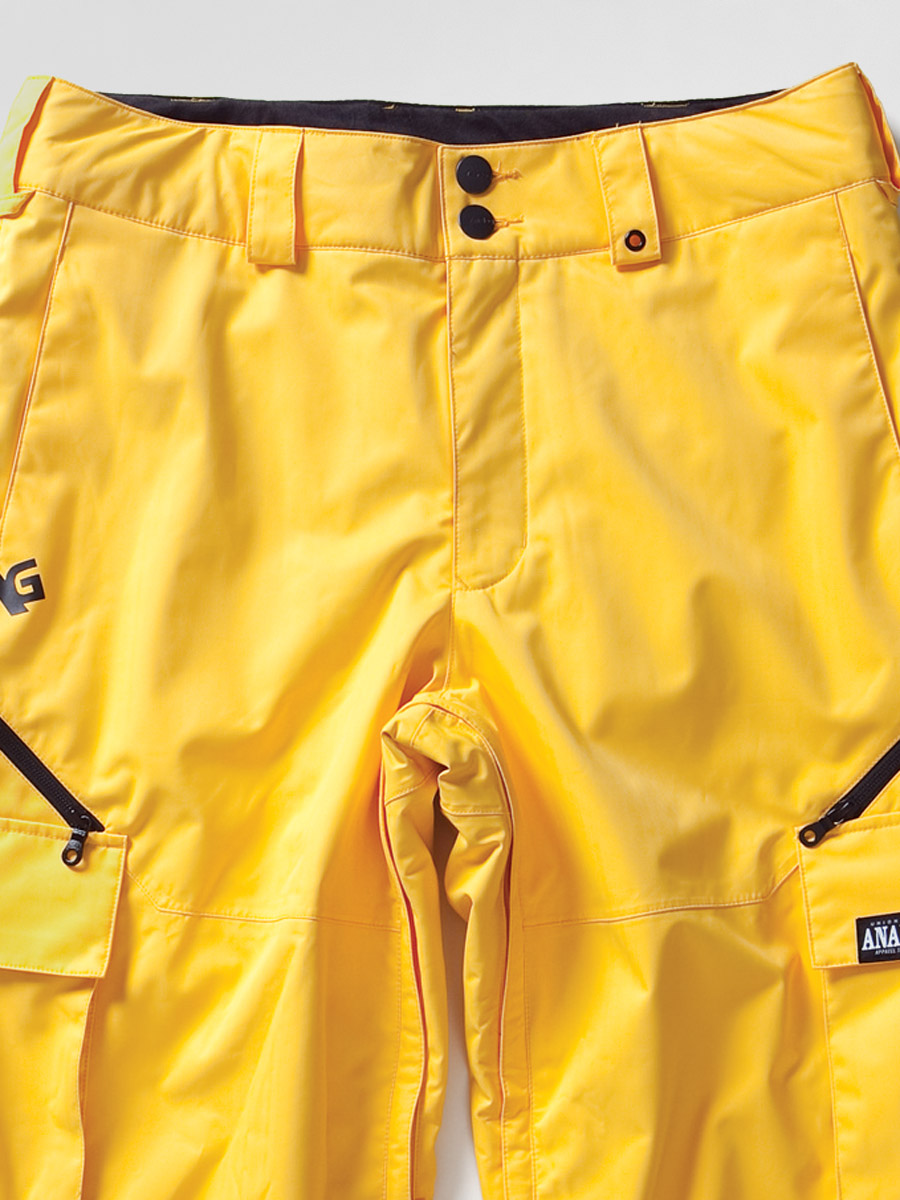 Mens Analog snowboard pants Asset (corp yellow)