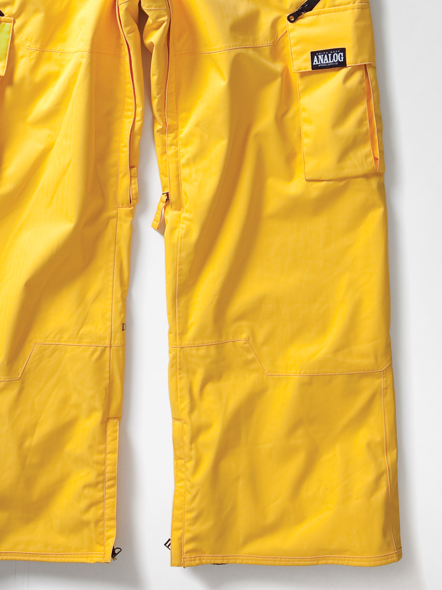 Mens Analog snowboard pants Asset (corp yellow)
