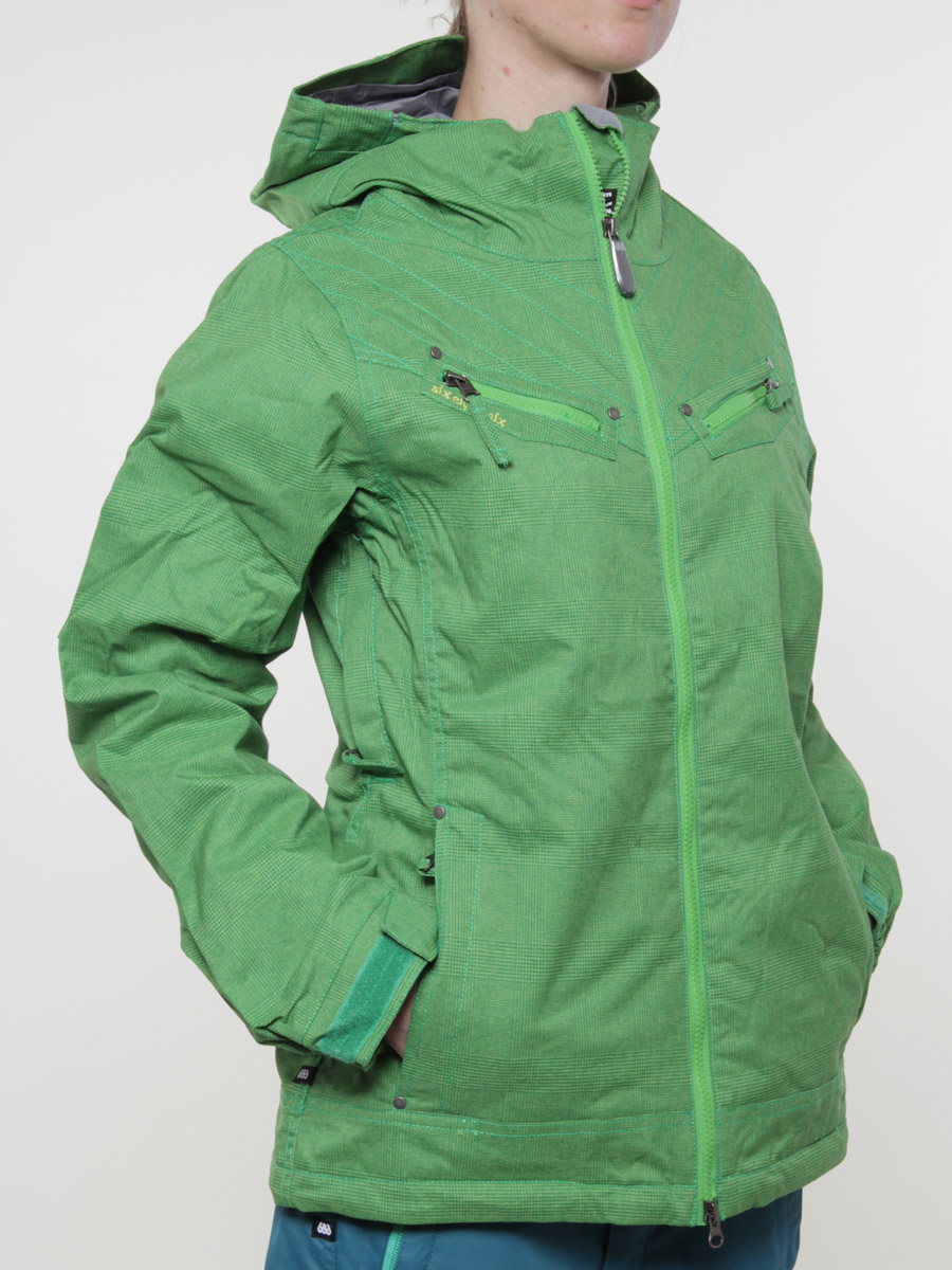 Womens 686 snowboard jacket Mannual Tender Insulated (red herringbone denim)