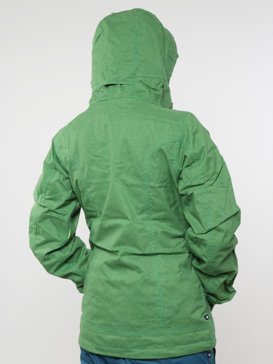 Womens 686 snowboard jacket Mannual Tender Insulated (red herringbone denim)