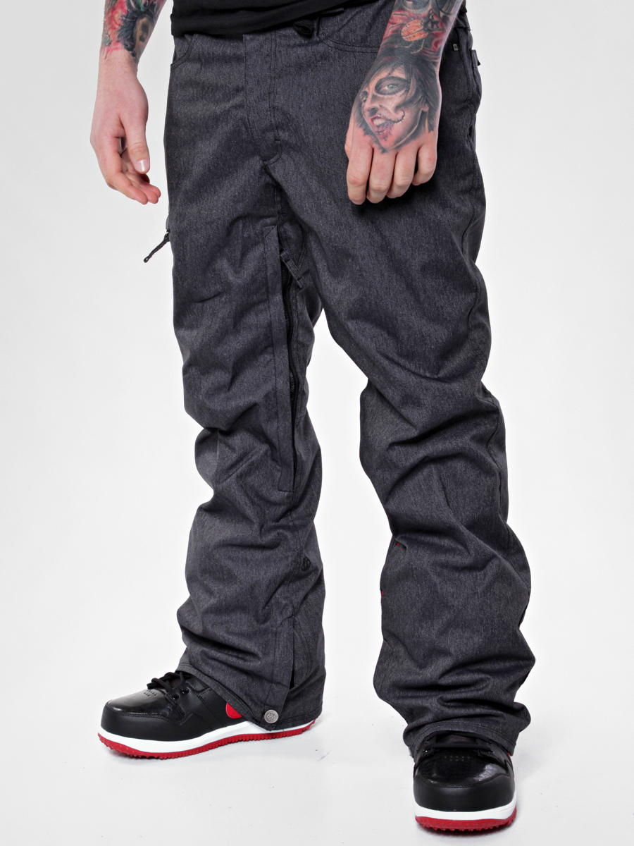 686 snowboard pants Reserved Raw black (black denim)