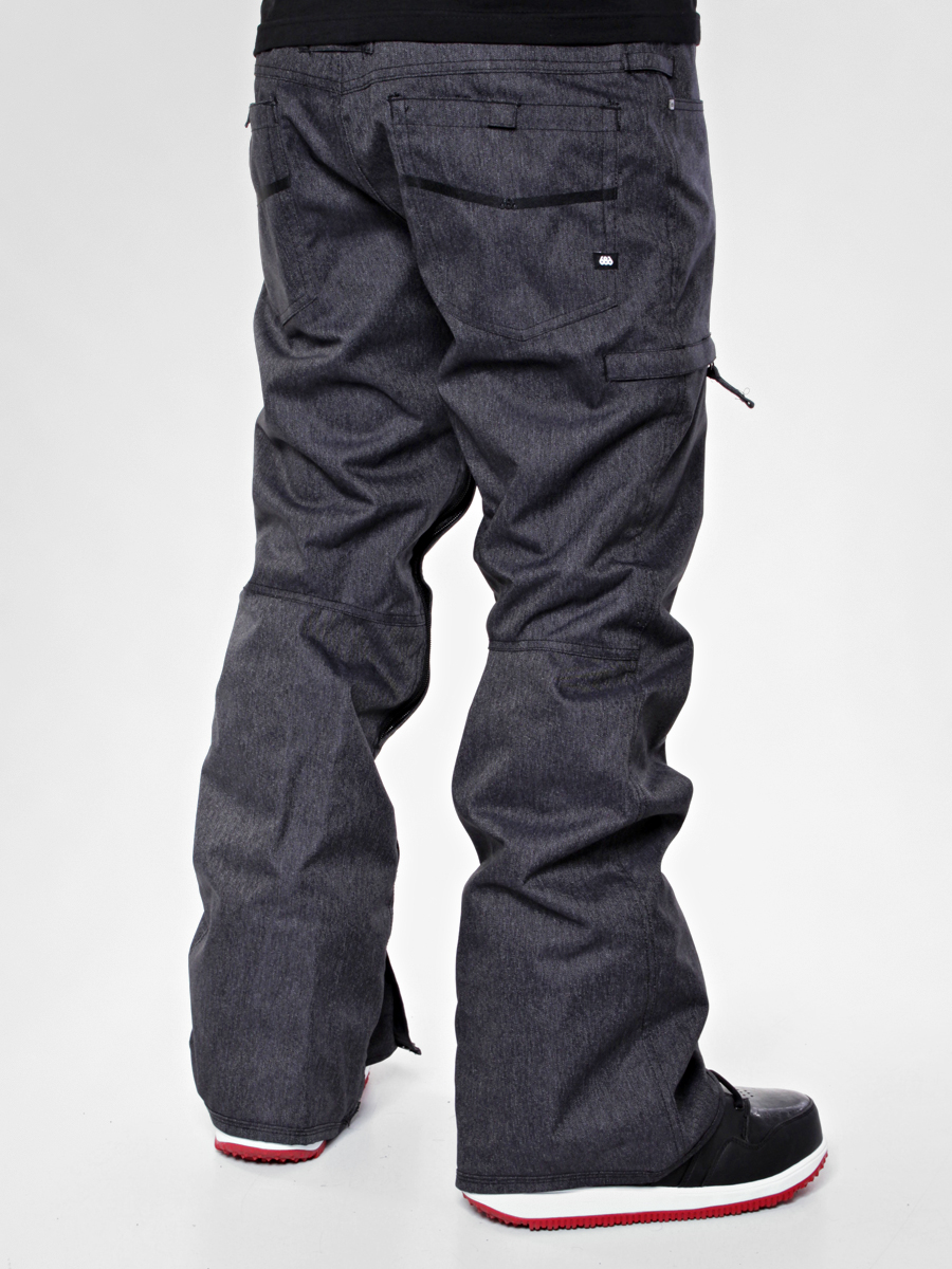 686 snowboard pants Reserved Raw black (black denim)