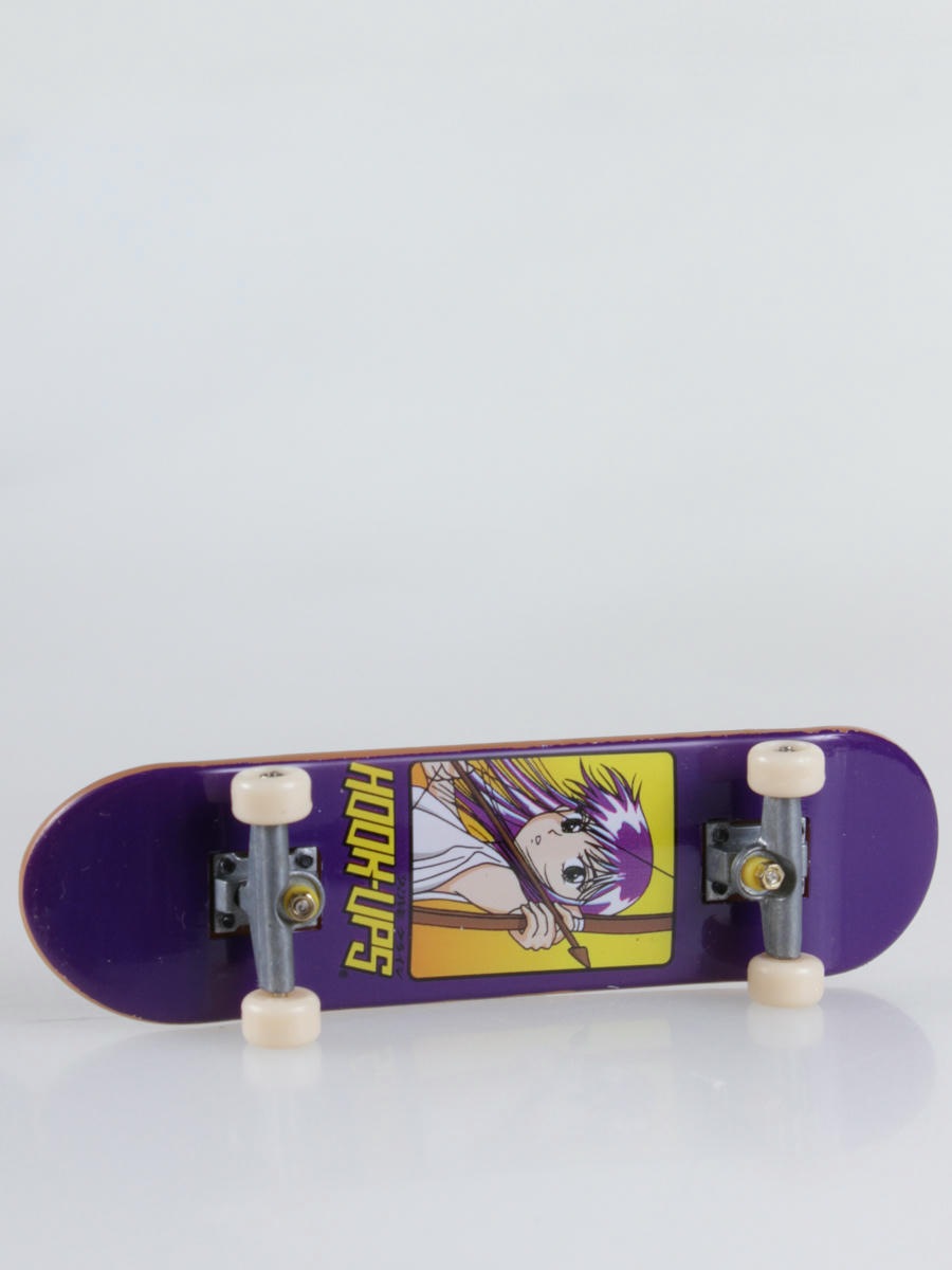 Female Brunette Anime Girl  HookUps Tech Deck FingerBoard Skateboard F1e   3785097366