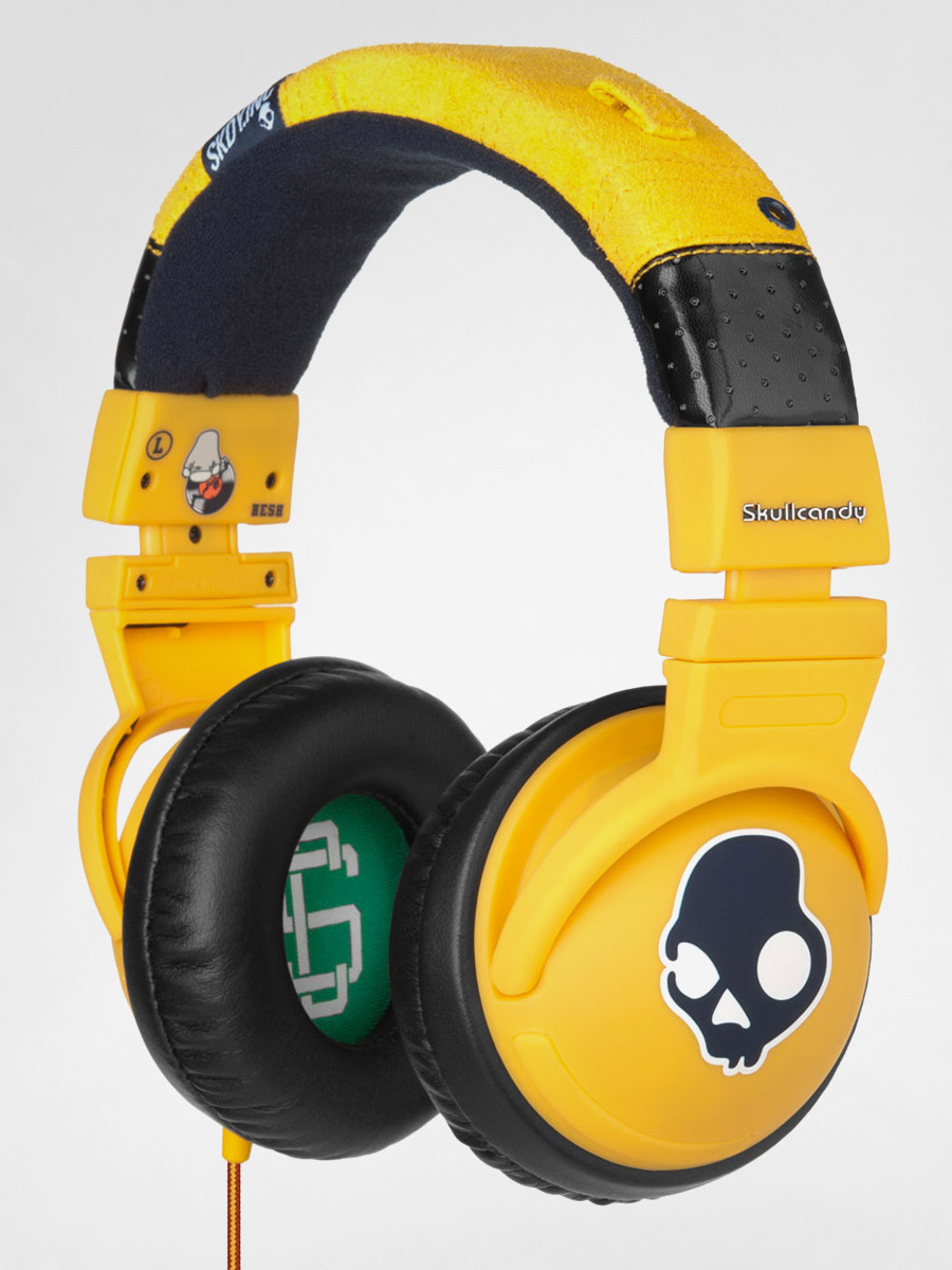 skullcandy headphones yellow