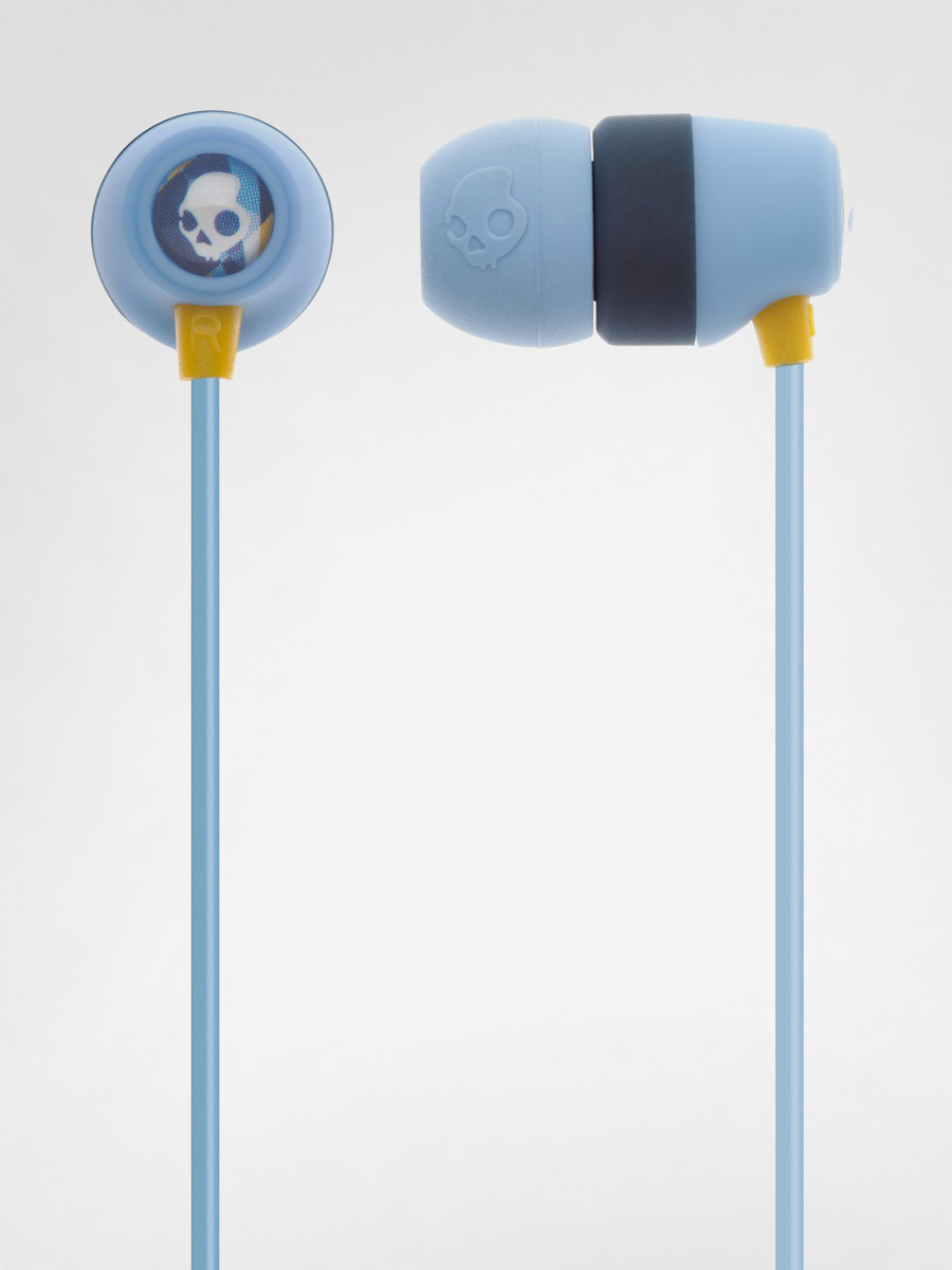 light blue skullcandy headphones