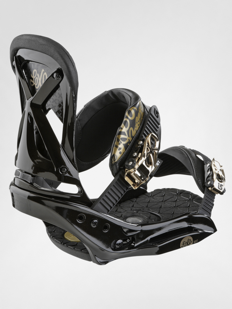 Burton snowboard bindings Lexa EST Wmn - black (black gold)