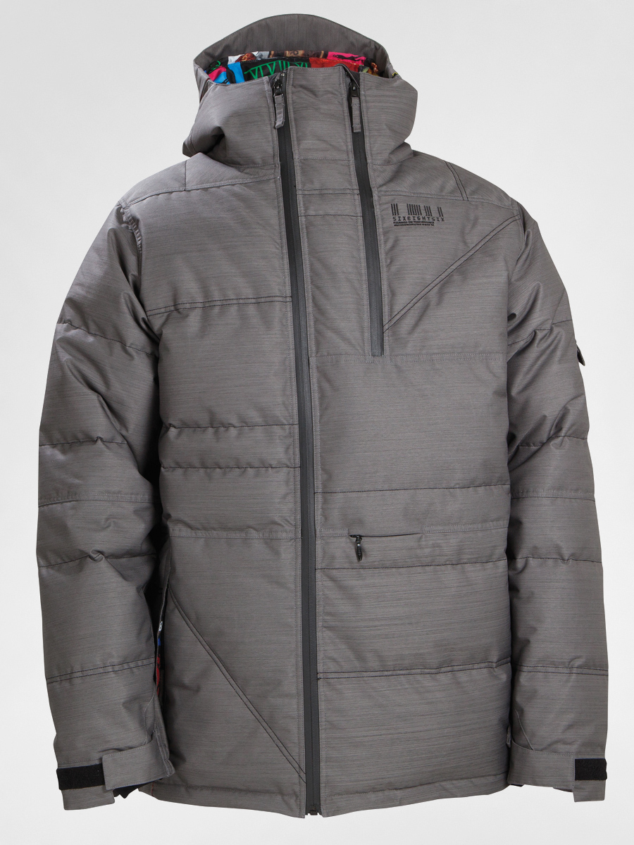 Mens 686 snowboard jacket Reserved Duel Down (gunmetal)
