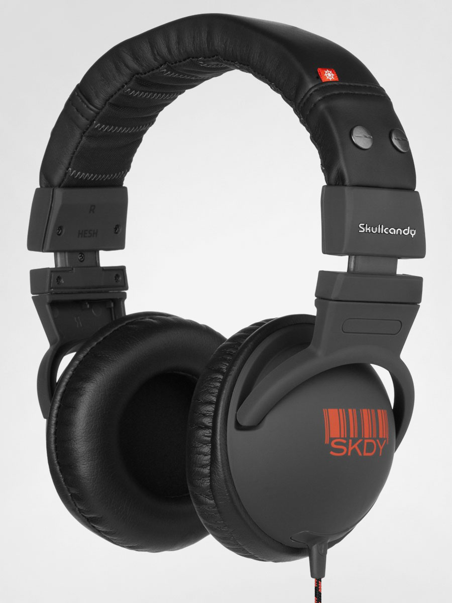SkullCandy Headphones Hesh (carbon red w/mic)