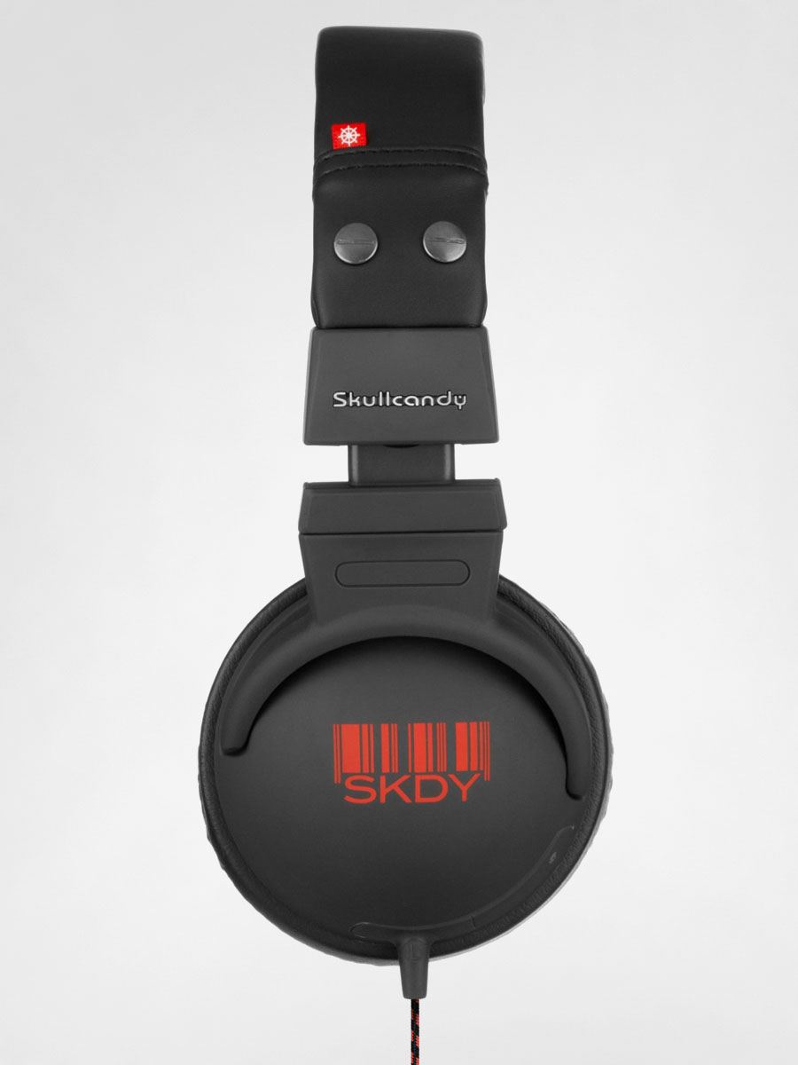 SkullCandy Headphones Hesh (carbon red w/mic)