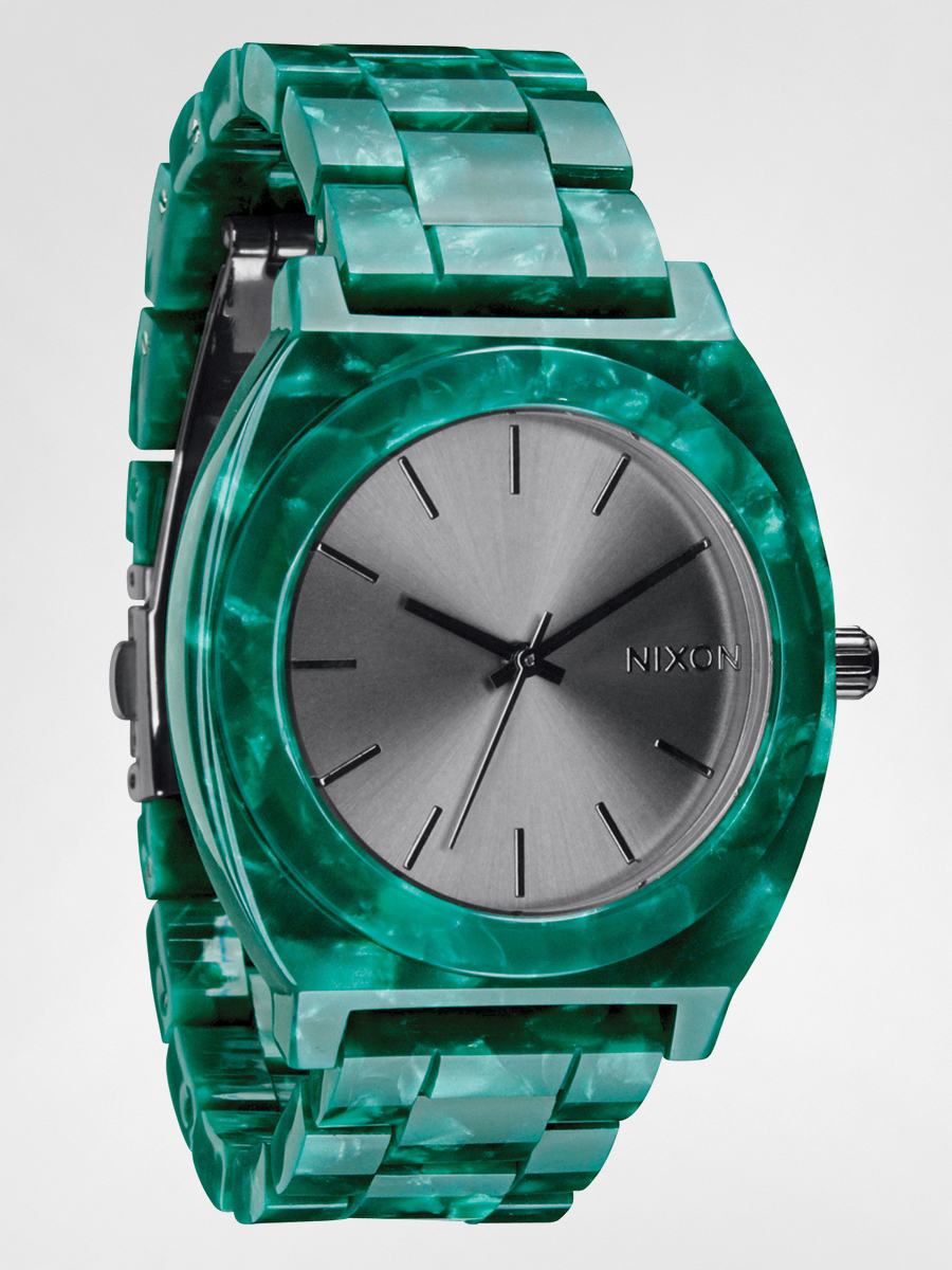 Nixon Watch Time Teller Acetate Wmn (emerald acetate)