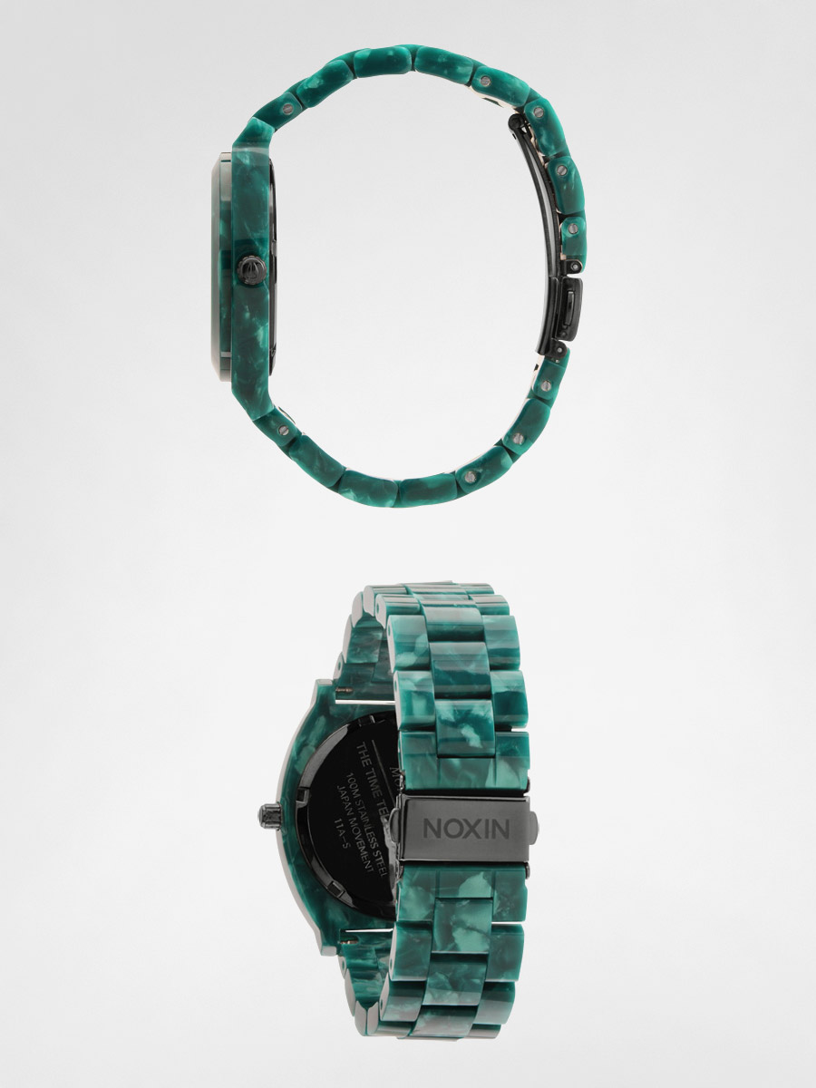Nixon Watch Time Teller Acetate Wmn - green (emerald acetate)