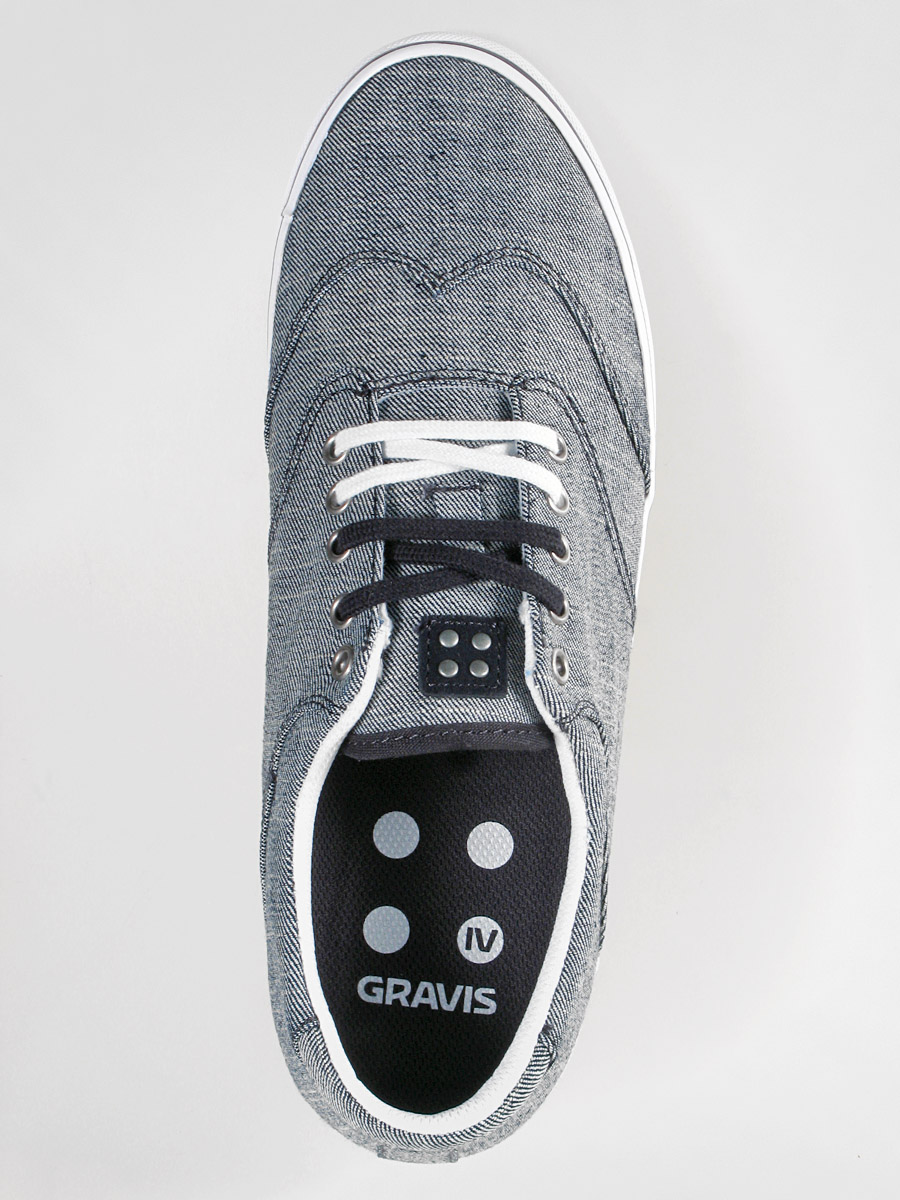 Gravis shoes Filter Wingtip (steel gray pinstripe)