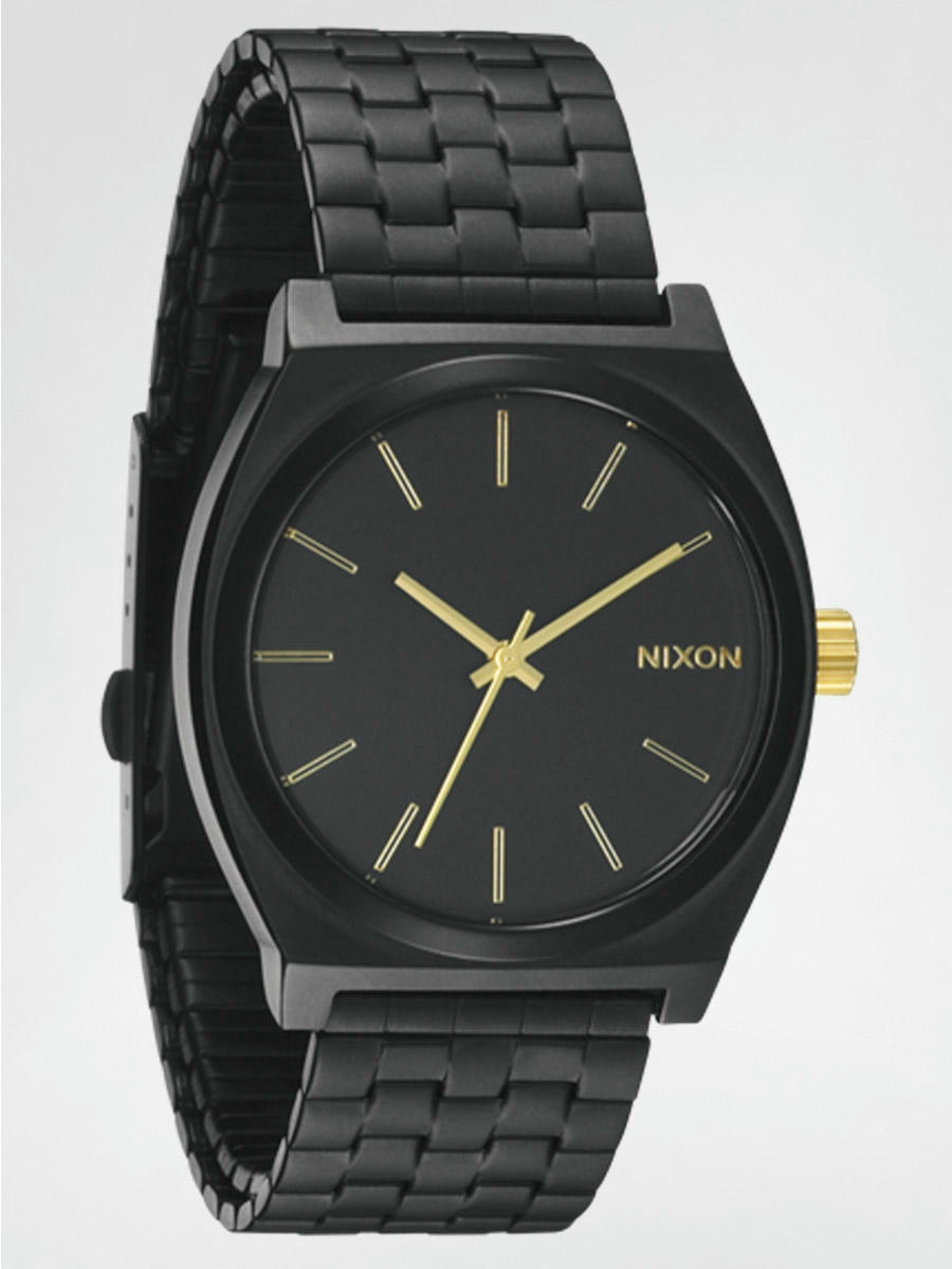 Nixon Time Teller Watch (matte black/gold)