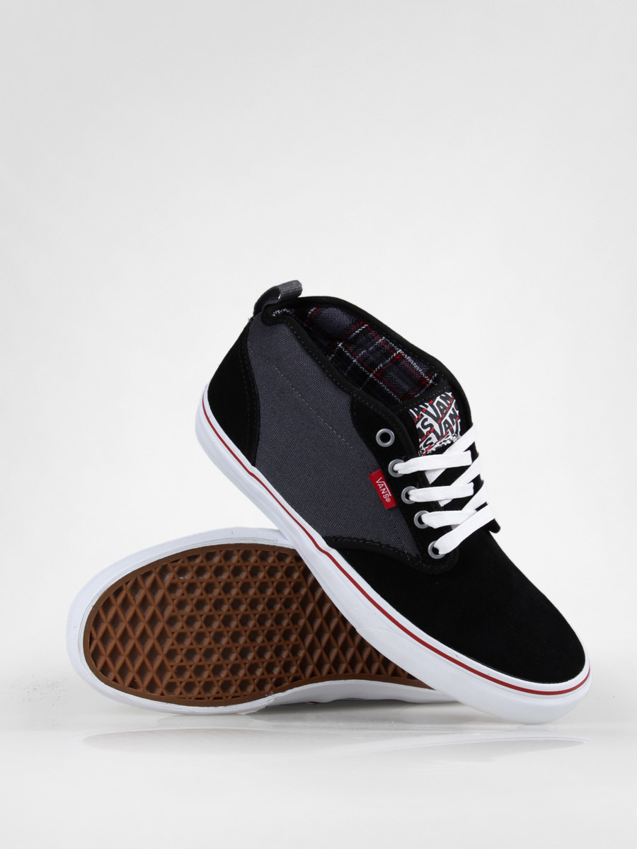 Vans shoes Atwood Mid (canvas/black/grey/red)