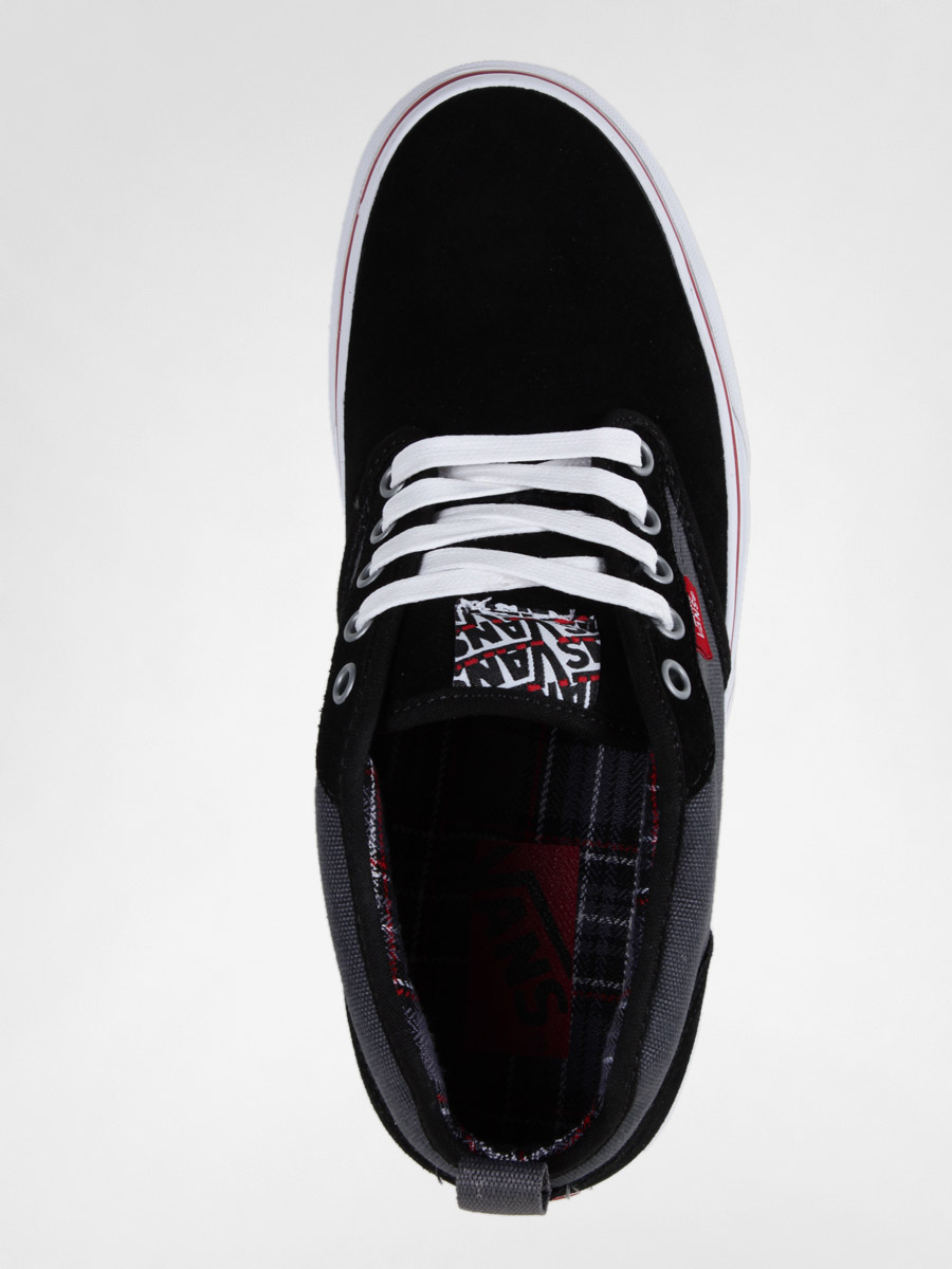 Vans shoes Atwood Mid (canvas/black/grey/red)