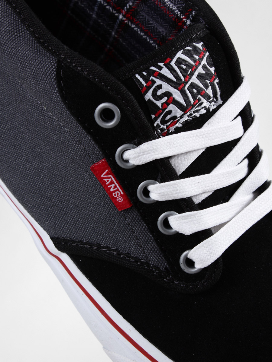 Vans shoes Atwood Mid (canvas/black/grey/red)