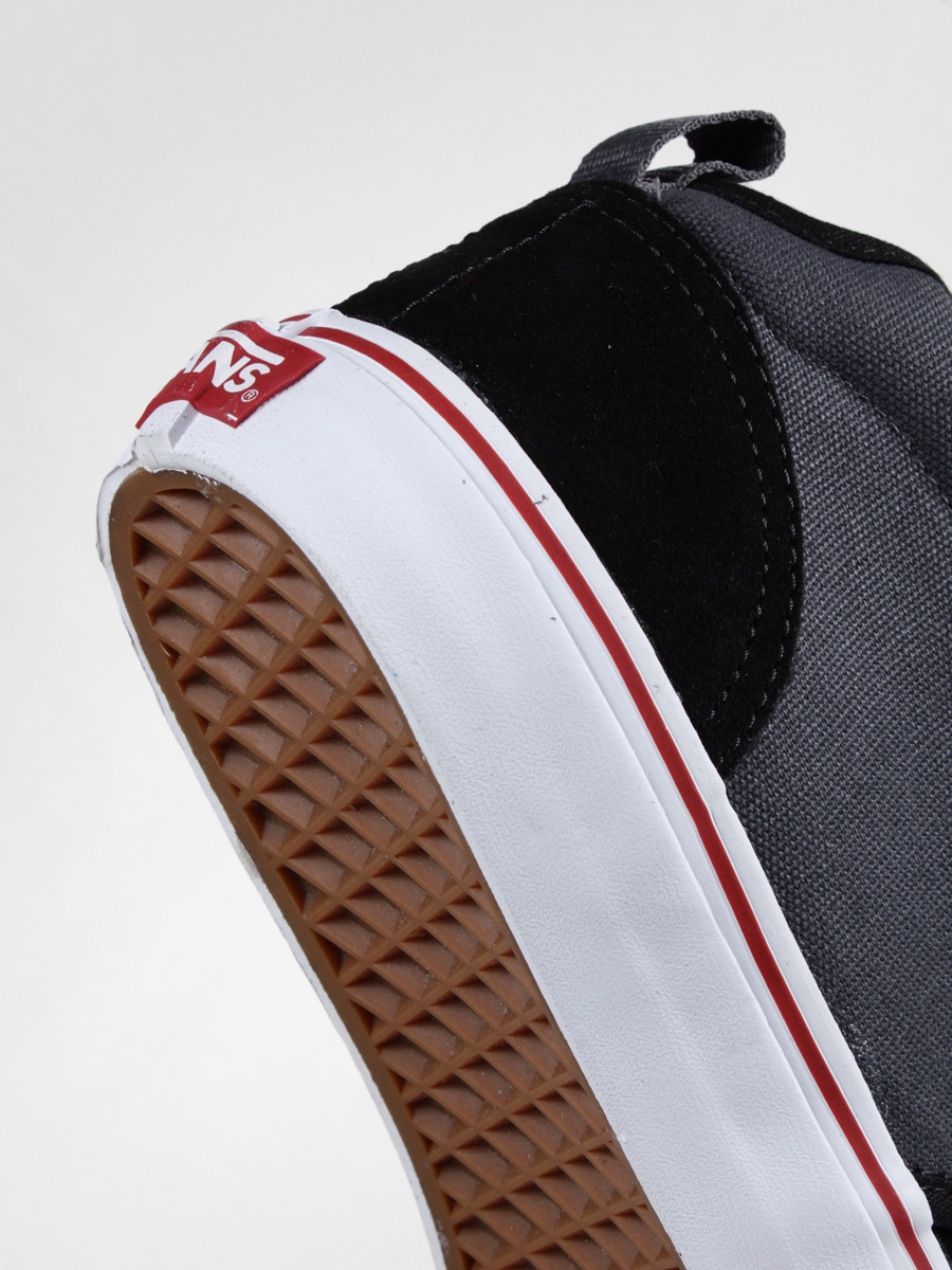 Vans shoes Atwood Mid (canvas/black/grey/red)