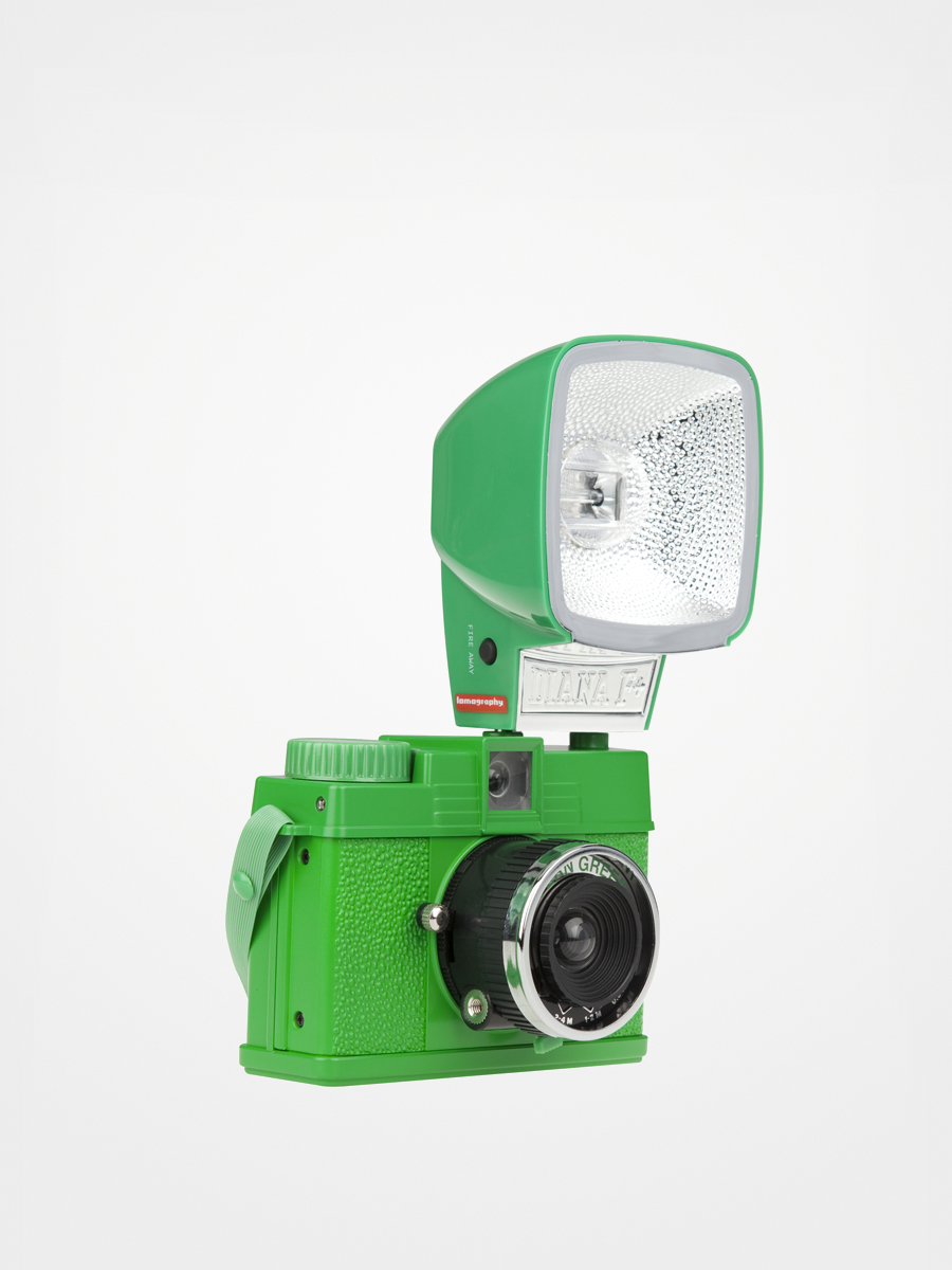Lomography camera Diana Mini Flash Package - green (fern green)