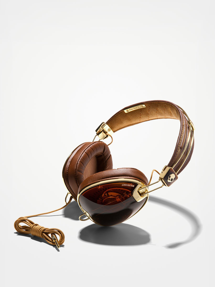 Skullcandy Kopfhörer Aviator Roc Nation (brown/gold)