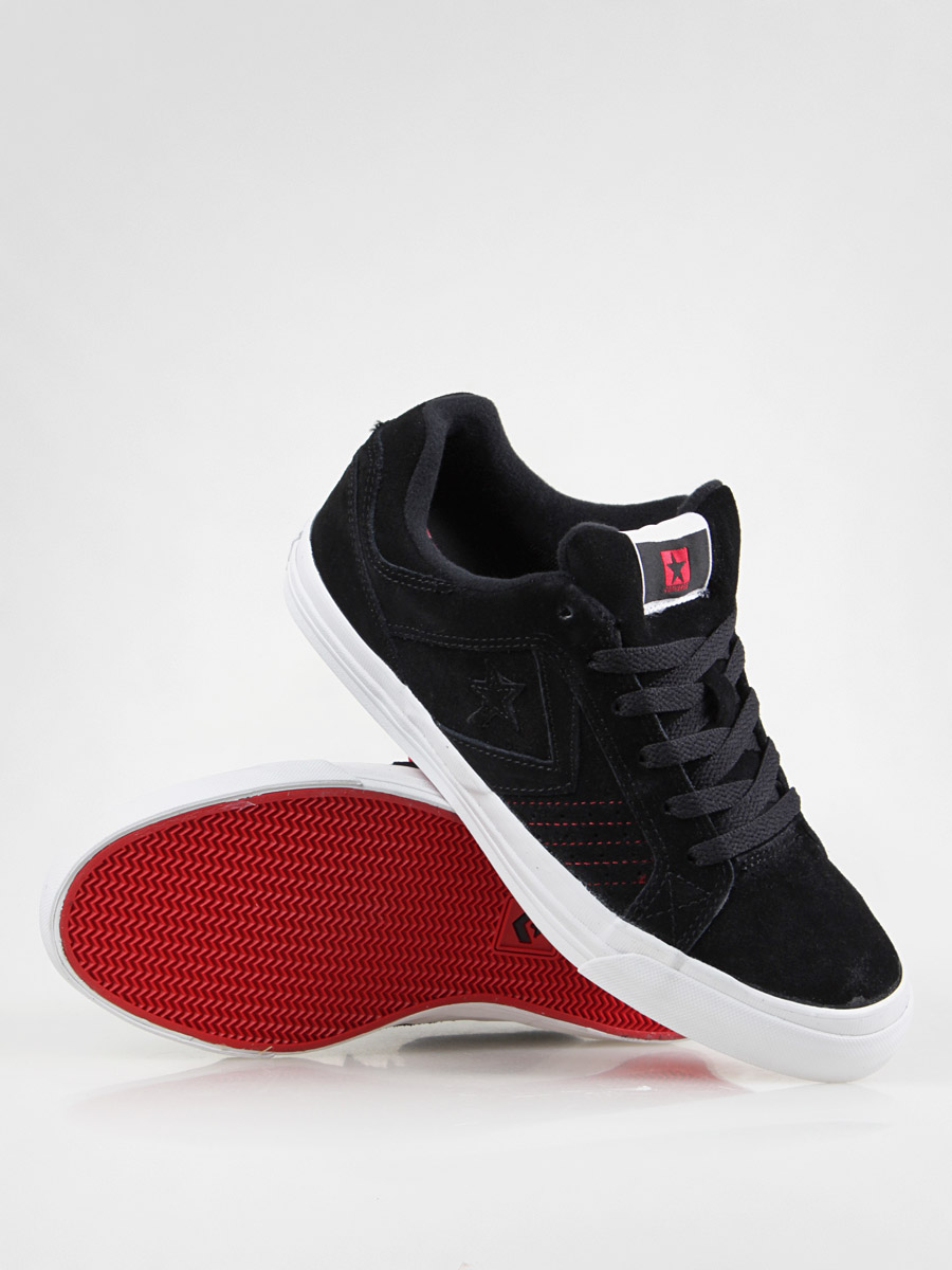 Converse shoes Gates OX (black/red)